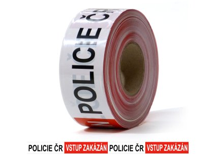 Vytyčovací páska POLICIE ČR (Varianta 75 mm x 500 m)