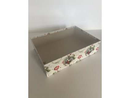 Dárková krabice - vánoční motiv II