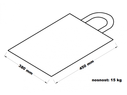 Taška s uchy s motivem - 15 kg
