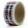 Balicí páska s potiskem POZOR KŘEHKÉ (Varianta 50 mm x 66 m)