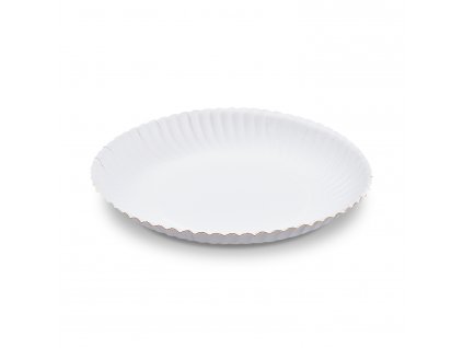 Papírový talíř (FSC Mix) hluboký bílý Ø22cm 50 ks