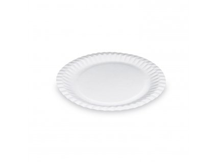Papírový talíř (PAP-Recy FSC Recycled) bílý Ø23cm 100 ks