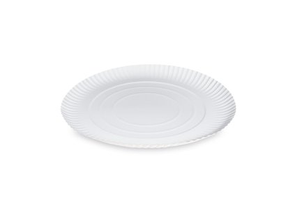 Papírový talíř (PAP-Recy) hluboký bílý Ø29cm 50 ks