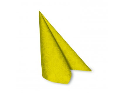 Ubrousek PREMIUM Dekor-R žlutý 40 x 40 cm 50 ks