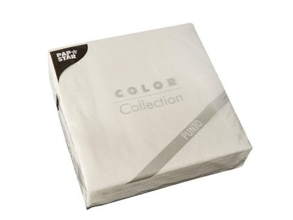 Ubrousky bílé 38x38cm 2V 1/4 30ks