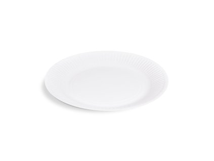 Papírový talíř (FSC Mix) bílý Ø23cm 10 ks