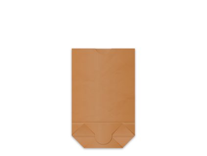 Papírový sáček s 112mm křížovým dnem kraft 28 x 45 cm `5kg` 500 ks