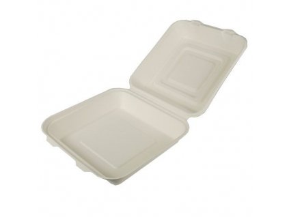 Menubox 1D z cukrové třtiny bílý Pure 255/255/80mm 25ks