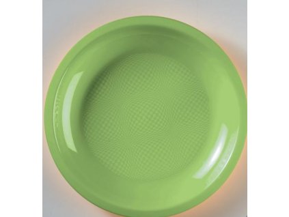 Talíř PP kulatý zelený Ø220mm 50ks