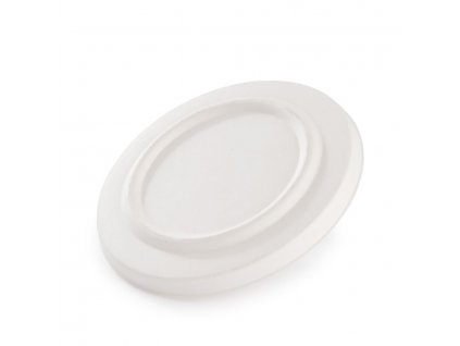 Víčko z cukrové třtiny ploché BioNatic Ø122mm 50ks