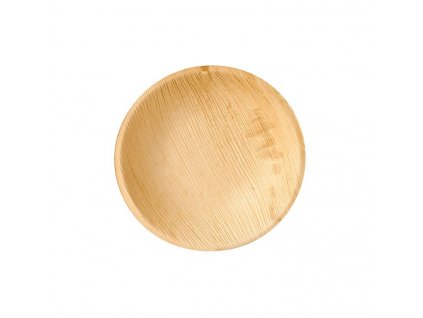 plates palm leaf pure round 18 5 cm 2 5 cm 85510 b 0