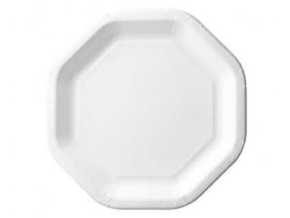 Papírový talíř polygonální 240/240mm 50ks