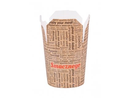 Papírový box na kebab 500ml Ø80mm 50ks