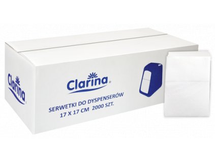 Ubrousky 17x17 do dávkovače MINISERVICE, 1/4 přeložení, balení 2000ks