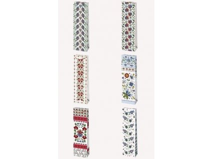 Dárkové tašky T12 na víno 120/400mm 10ks