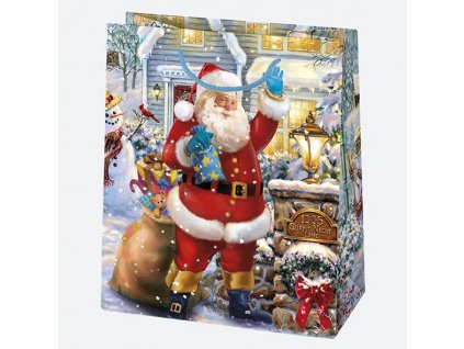 Dárkové tašky T4 vánoční 190/230mm 10ks