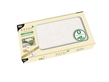 Ubrus na stůl bílý Papstar 80/80cm 12ks