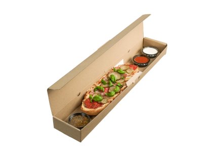 Papírový box na panini kraft TnG  600/100/50mm 50ks