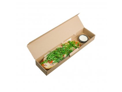 Papírový box na panini kraft TnG 450/100/50mm 50ks