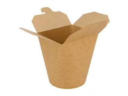 Kartonový box na kebab kraft 960ml Ø90mm 50ks
