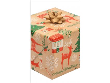 Balící papír vánoční 70/200mm 1ks