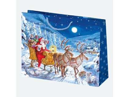Papírové vánoční tašky T8 10ks