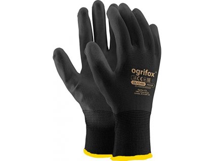 Pracovní nylonové rukavice máčené vel. 10 12ks