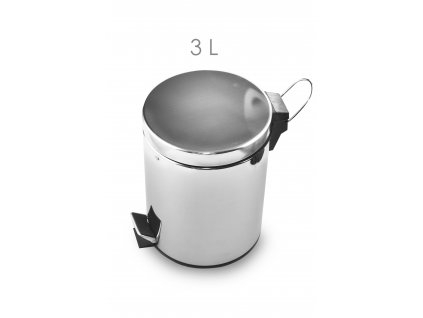 Odpadkový koš nerez nášlapný 3 L
