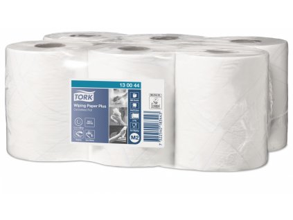 TORK 130044 – papírová utěrka Plus, se střed. odv. M2, 2vr., 125x6 útr. - Karton
