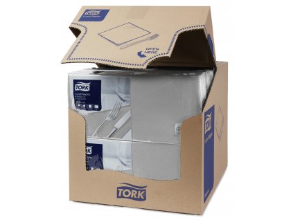 TORK 477205 – Ubrousek šedá, 2 vr. – oběd, 10 x 200 ks  - Karton