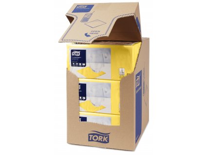 TORK 477823 – Žlutý ubrousek – koktejlový, 2vr. - Karton