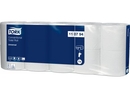 TORK 110794 – toaletní papír konvenční role T4, 2 vrst., 32,5 m, 7 x 10 rl - Karton