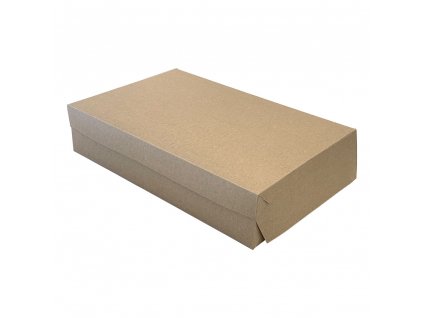 Krabice na chlebíčky kraft 40x27x7 cm