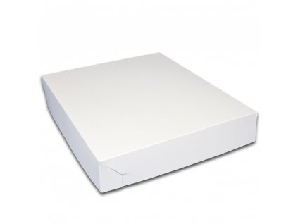Krabice na chlebíčky bílá 38x38x6 cm