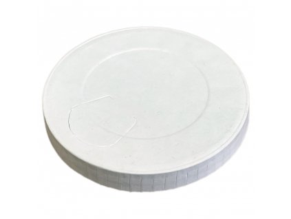 Papírové víčko s pítkem + PE Ø90mm 50ks