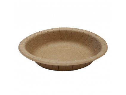 Papírový talíř hluboký KRAFT s tukovou bariérou 20cm 50ks
