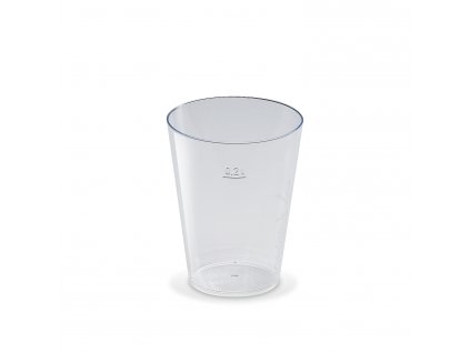 Kelímek krystal PS Ø75mm 0,2L 50ks