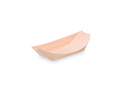 Fingerfood dřevěná lodička 16,5x8,5cm 100ks