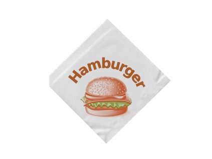 Papírový sáček Hamburger 16x16 cm 500ks