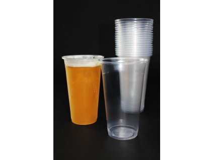 Kelímek na pivo PP 0,5L 95mm 50ks