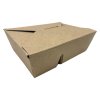 Menu box double KRAFT/PE 1000 ml, 12x9+4,5x5,2 cm 50 ks