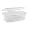 Miska PP s víčkem oválná průhledná 1500ml 25 ks
