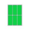 Print etikety barevné 31x69mm, 10 listů, A6, 6ks/list