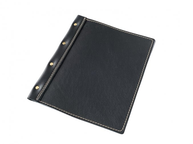 Kozeny obal na jidelni listek D48 1