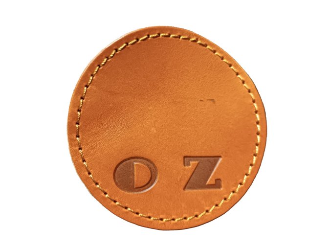 Kozeny pivni tacek s monogramem
