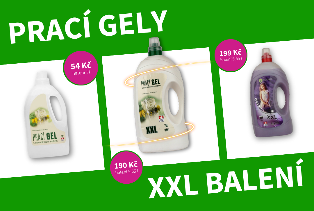 Prací gely