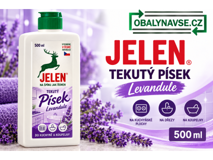 Jelen tekutý písek Levandule 500ml