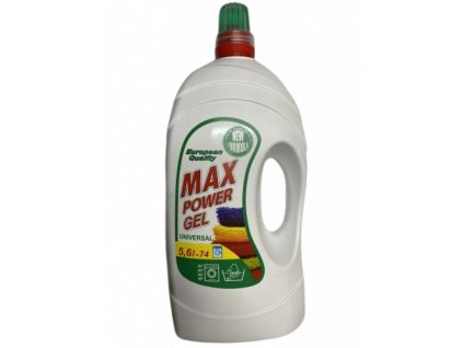 Max Power gel tekutý prací prostředek universal 5,6 l