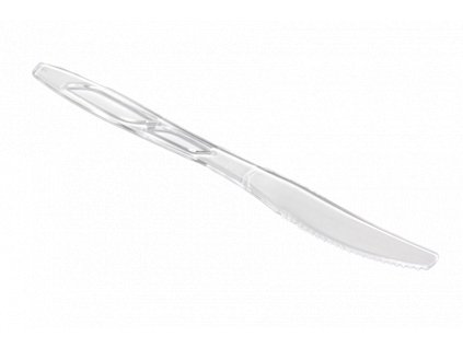 Nůž plastový pevný průhledný 17,5cm