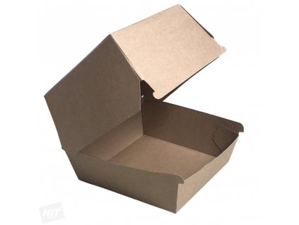 72737E797070736D6F 6B5B5A5A5A5A5C5C6262625E burger box kraft 11 x 11 x 9 cm 50 ks s tukovou barierou fsc mix